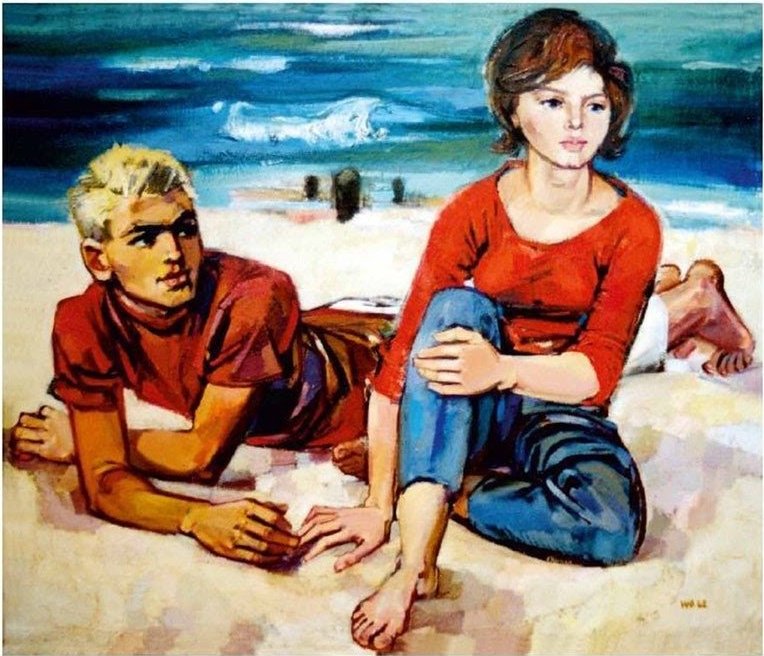 Walter Womacka Am Strand 1962